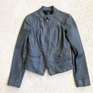 White House Black Market Coated Denim Jacket